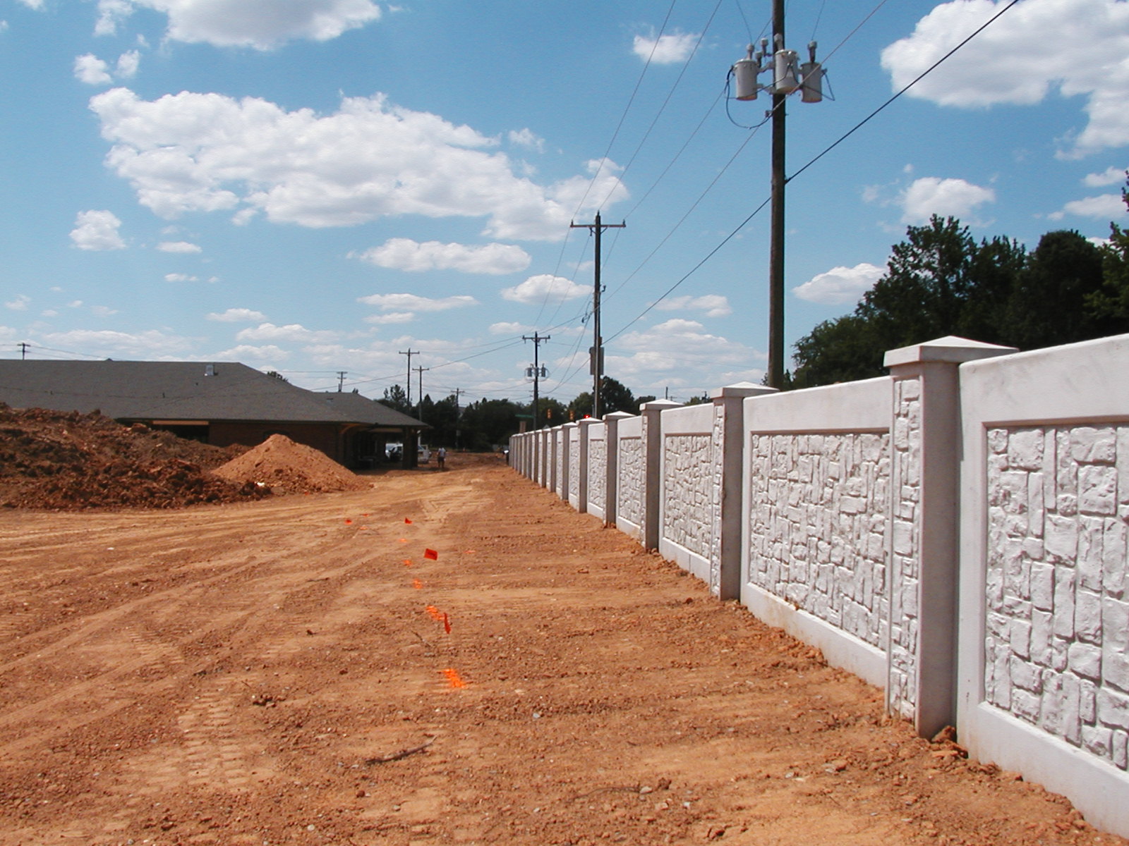 Rainbow Station Learning Center — precast site walls and screen walls